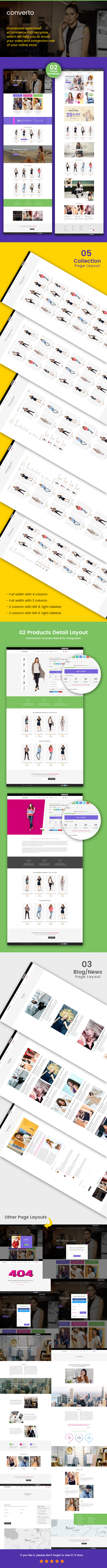 Converto - Conversion Optimized eCommerce PSD Template - 1