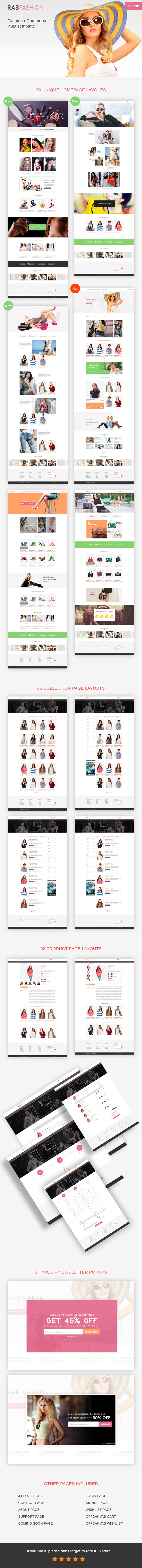 RAB - Fashion eCommerce PSD Template - 2