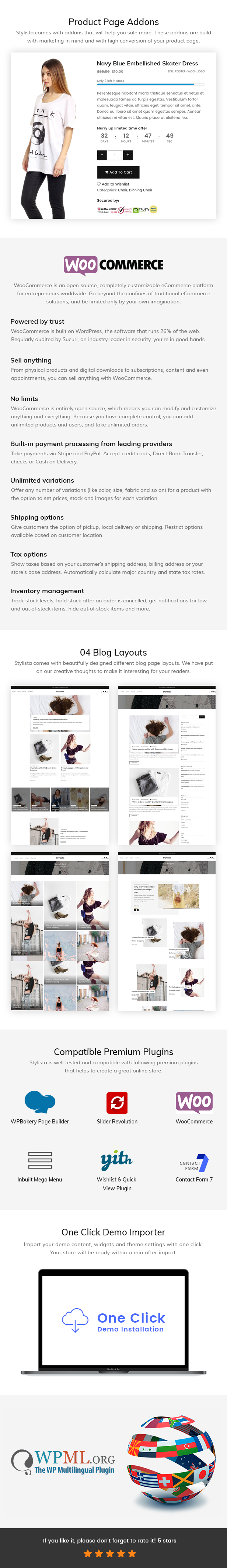 Stylista – Responsive Fashion WooCommerce WordPress Theme