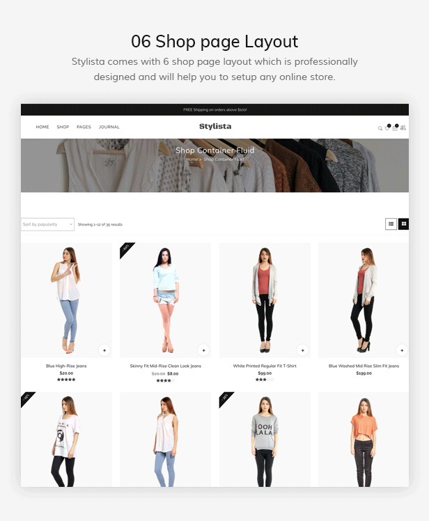 Stylista – Responsive Fashion WooCommerce WordPress Theme